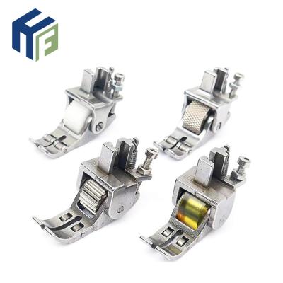 China Garment Shops Flat Sewing Machine Feet With Three Roller Presser Foot Quality Sewing Machine Accessories for sale