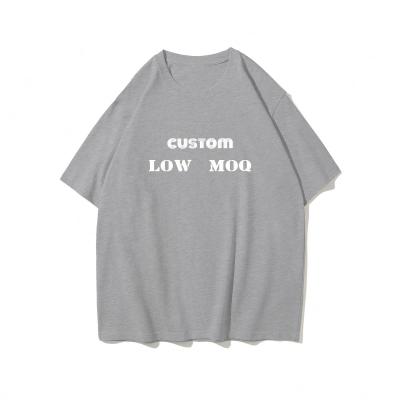 China Wholesale Unisex Oversized Blank Anti-Wrinkle Heavyweight 280g T-shirt 100% Cotton Custom Logo Printed Organic T-shirt for sale