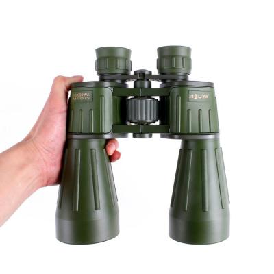 China 15X60 Binoculars Military Powerful Low Light Green Army Telescope Germany Metal HD Binoculars Binocular Telescope For Hunting Hiking for sale