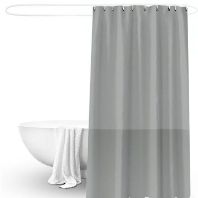 China Sustainable Wholesale High Quality PEVA Shower Curtain Linerbath Curtain Customized Hotel Bathroom Shower Curtain for sale