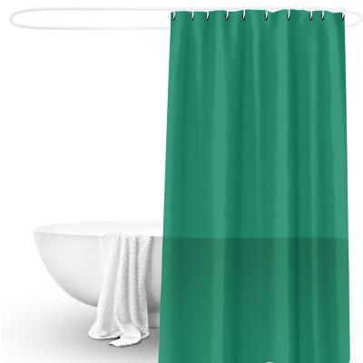 China Sustainable Customized Hotel Bathroom Shower Curtain Customization Wholesale PEVA Shower Curtain Linerbath Curtain for sale