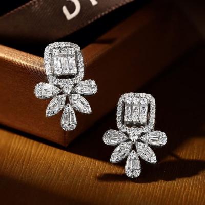 China Luxury Jewelry 925 Sterling Silver Cutely 5A CZ Accessories Dylam 2022 Newest FASHIONABLE Women Shaped Pineapple Stud Earrings for sale