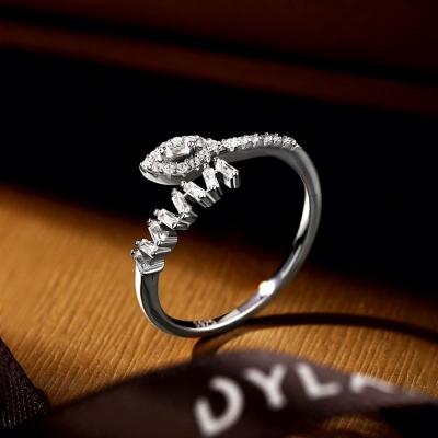 China FASHIONABLE Dylam Women Adjustable Stackable Rhodium Plated Knuckle Stacking Open Boho Vintage Finger Thumb Wand Rings for sale