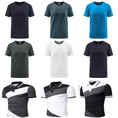 China Wholesale Men's T-shirt Fashion Trend Men's T-shirt Loose Casual Heavy T-shirt Men's T-shirt Border Cotton Anti-Shrink for sale