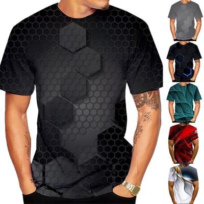 China Retro Anti-wrinkle spot cotton snowflake blasted T-shirt washed European and American loose round neck men's short-sleeved T-shirt for sale