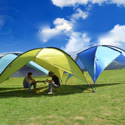 China Trigone/V-type rectified wholesale cheap large awning waterproof beach outdoor camping sunshade tents for sale