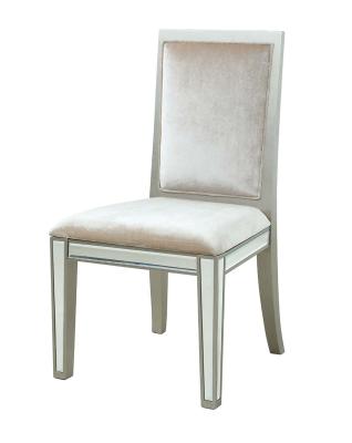 China Dining Room Furniture Solid Wood Eco - Friendly Material Silver Chairs Dining Chairs Modern Nordic Dining Chair For Home for sale