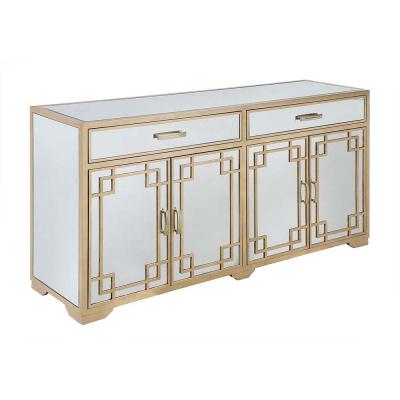 China Eco-friendly Material Sideboards Home Decor Mirrored Sideboard Cabinets Dining Room Furniture Wooden Sideboard Cabinet Sideboard for sale