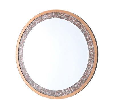 China Modern Luxury Crushed Mirror Diamond Wall Mirror Wall Decor Eco-friendly Decorative Mirror Living Room Wall Mirror Indoor Furniture for sale