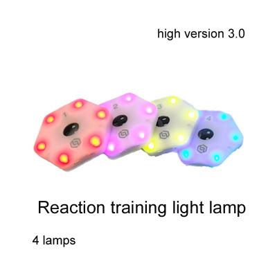 China F-3 Portable Led Indoor Outdoor Fitness Device Equipment 4 Lamps New Light Speed ​​Training Reaction Agility Lamp Portable for sale