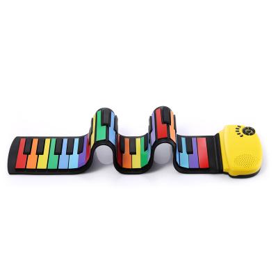 China 2022 new Factory customized kids piano keyboard hand roll portable piano electric piano 88 keys for sale