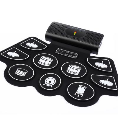 China Chinese factory low price Custom wholesale High quality Foldable Usb Roll-up Digital Drum Pad Kit for sale