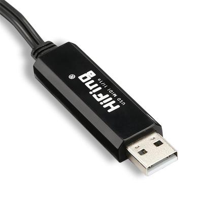 China Chinese factory low price Custom Hifing Usb In-out Midi Interface Usb Midi Cable Converter for sale