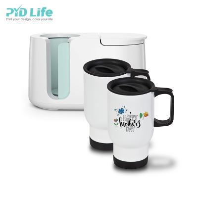 China PYD Viable Life 14 oz 420ml Sublimation Blank Car Ride Mug Sublimation Tumbler with Handle for New Cricut Mug Press Machine for sale