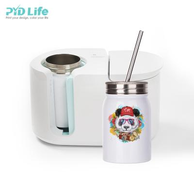 China PYD Viable Life USA Sale Cricut Mug Press Machine 17oz 500ml Hot White Sublimation Mason Jar Tumbler With Straw for sale