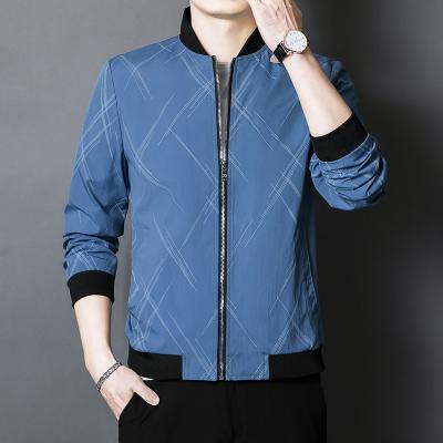 China New Design Viable Custom Made Logo Pattern Black Casual Men's Jacket 100% Polyester Jacket for sale