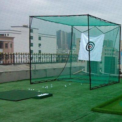 China Durable FUNGREEN Indoor&outdoor Golf Hitting Cages, Golf Putting Green, Golf Target Practice Net And Mats for sale