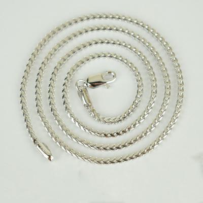 China FASHIONABLE pure silver French S925 chain imported from Italy silver necklace for men Europe and America for sale