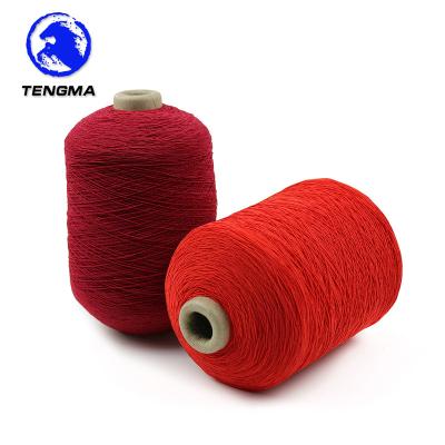 China High Elastic Spun Core Yarn 110# 120# 140# Production Colored Rubber Yarn For Weaving for sale