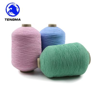 China Core Spun Yarn Characteristics High Excellent Various Evenness Elastic Rubber Yarn Covered Yarn for sale