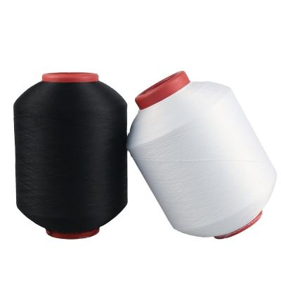 China Spandex covered yarn factory price 100 filament polyester raw spandex covered yarn for socks 100 polyester 36 dty yarn for sale