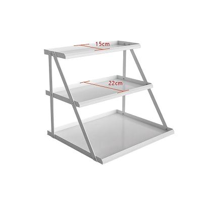 China Easy installation Customizable Retail Merchandise Display Racks Steel Store Shelves Racks For Retail Store for sale