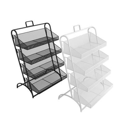 China Easy installation Cold Rolled Steel Retail Store Rack Supermarket Retail Display Merchandising Rack Fashion for sale