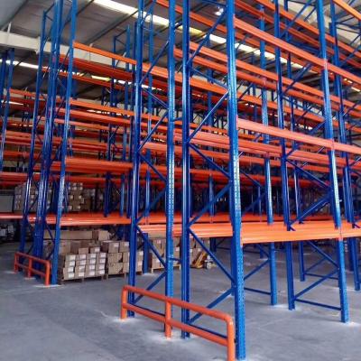 China Easy installation Pallet racking system stable storage shelf steel shelving for sale