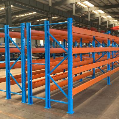 China Easy installation Q235B warehouse racking system iron storage racks high density heavy duty shelf for sale