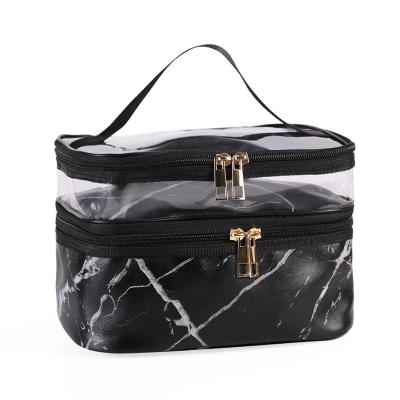 China Abeis Fashion New Product Fashion New Product Makeup Brush Bag Storage Tool Portable Makeup Bag PVC Travel Makeup Bag for sale