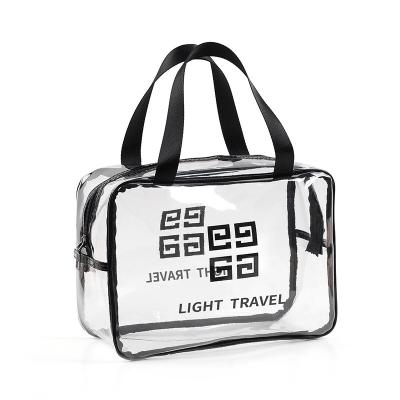 China New Cosmetic Bag Transparency cosmetic bag Abeis 2021 simple cosmetic bag travel pattern for sale