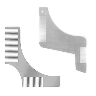 China Abeis Home High Quality Double Sided Beard Comb Men's Beard Shaving Styling Training Tool Barber Comb for sale