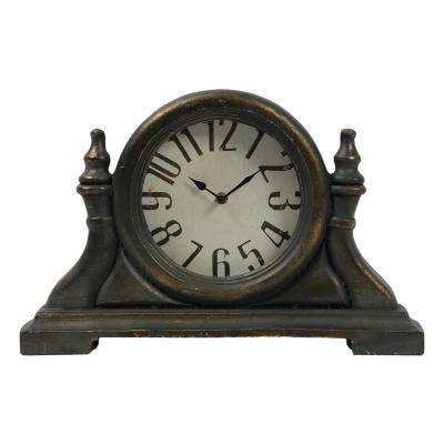 China Antique Vintage Retro Alarm Clock Royalty Living Room TV Rustic Classic Desk Classic Cabinet Table Clock for Home Decor for sale