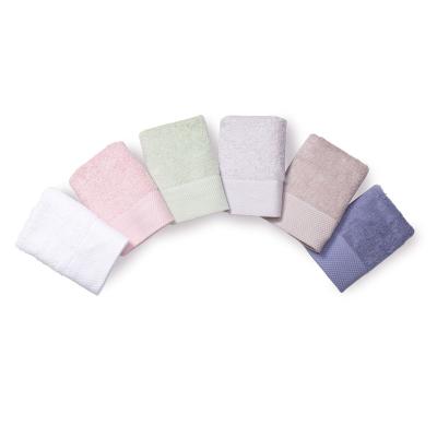 China Super Absorbent Quality Fashion Reliable Multi-colors Embroidered Logo Hotels Bathroom Towels Super Soft Absorbent Cotton Towels for sale