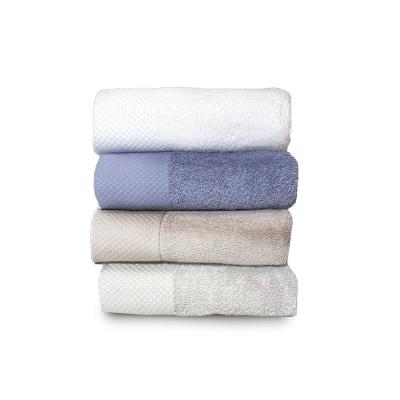 China Super Absorbent Quality Guaranteed Logo Embroidered 100% Cotton Hotel Towels Wholesale Easy Dry Soft Bath Towels For Hotel for sale