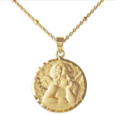 China Custom Cheap Europe Manufacture Price Gold Coin Pendant for sale