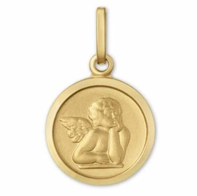 China Custom Cheap Europe Manufacture Price Angel Coin Necklace for sale