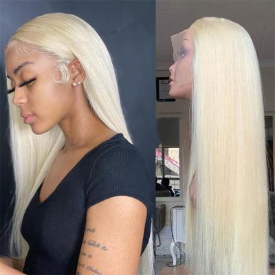 China Silky Straight Wave Wig Vendor Blonde Brazilian Hair Lace Front Wig For Color Women Cheap HD Lace Frontal Wig Natural Hair for sale