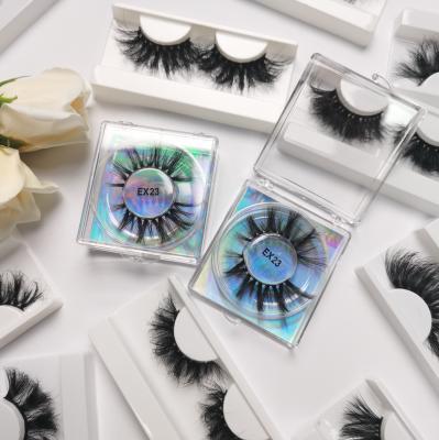 China Wholesale OEM ODM private label 3d mink eyelashes good quality 3 pairs with own brand packing box for sale