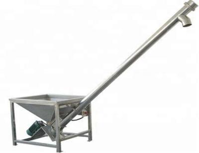 China LS12 Hopper Heat Resistant Spiral Screw Conveyor for sale