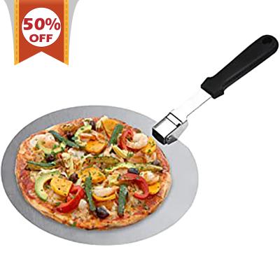 China Sustainable Pizza Tools Pizza Cutter Shovel Spatula Pizza Spatula With Foldable Handle for sale