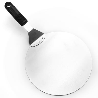 China Sustainable Pizza Baking Jumbo Stainless Steel Spatula With Plastic Handle for sale