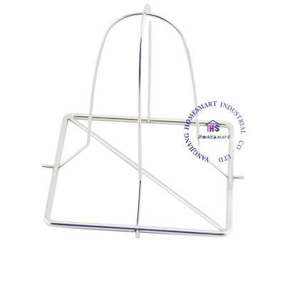 China China Supplier Stainless Steel Chicken Rotisserie Rack Easily Cleaned BBQ Grill Pan with Rack for sale