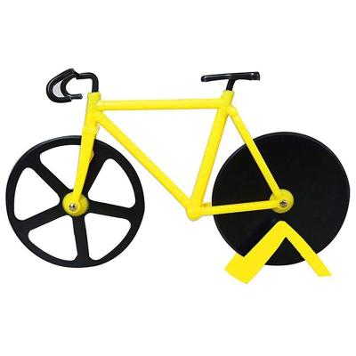 China New Design Bicycle Pizza Cutter Durable Plastic Disposable Wheel Pizza Cutter Motorcycle Pizza Cutter for sale