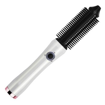 China Safety Hot Air Comb Automatic Rotating Big Wave Curling Rod Straight Hair Comb And Hair Comb for sale