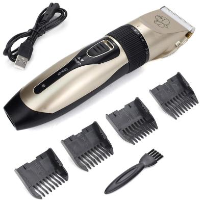 China Viable Rechargeable Pet Clipper Remover Low Noise Cutter Grooming Cat Dog Hair Trimmer Electrical Pets Hair Cutting Machine for sale