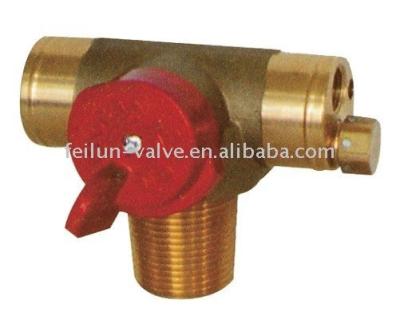 China QF-8T CNG angle cylinder brass ball valve for cng car for sale