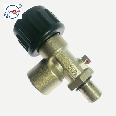 China Fire Fighting Equipment KHF-30A SCBA Cylinder Valve Black Handwheel Valve For Fire Fighting Equipment for sale