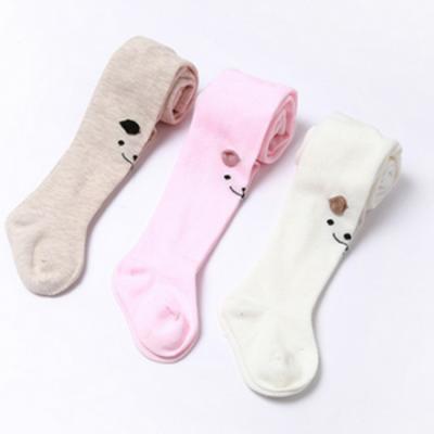 China Antibacterial Infant Kids Pantyhose Stocking For Baby Boy Girls Pantynose Cute Cartoon Shaped Big-Hip Contrast Color Hose Panties for sale