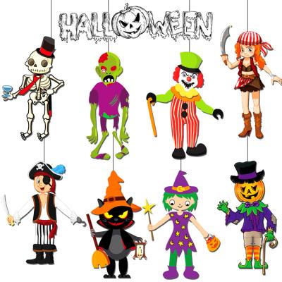 China Large Size Halloween Party Supplies Halloween Decoration Zombie Pirate Witch Hanging Prop for sale